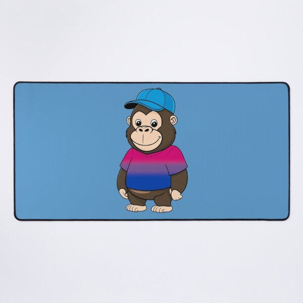 Item preview, Cool Pride Gorilla with Bisexual Flag Tee | Bi Pride Animal Design designed and sold by Travelslightly.