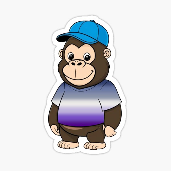 Item preview, Cool Pride Gorilla with Lesbian Butch Flag Tee  | Butch Pride Animal Design designed and sold by Travelslightly.