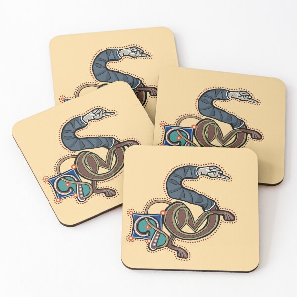 Item preview, Letter S Manicule W 14C Maastricht Psalter parody  designed and sold by Donnahuntriss.