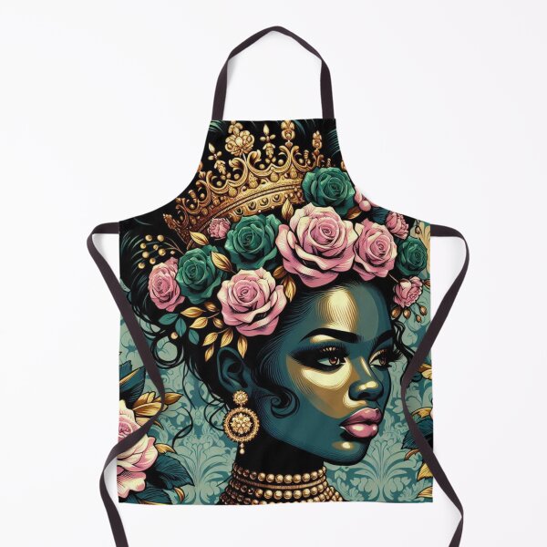 Item preview, Teal Lady, Roses & Damask designed and sold by DesignsByPrnces.