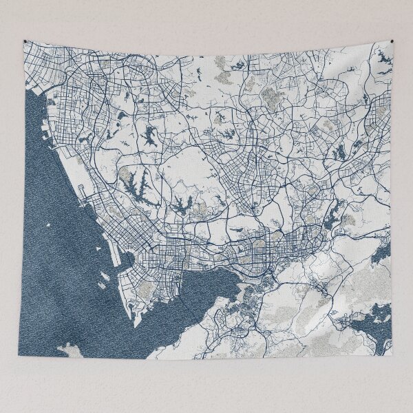 Item preview, Shenzhen City Map of China - Coastal designed and sold by deMAP.