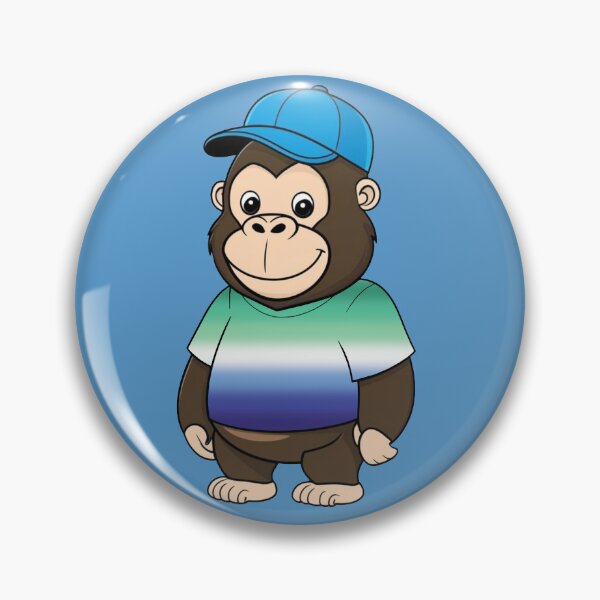 Item preview, Cool Pride Gorilla with Gay MLM Flag Tee  | MLM Pride Animal Design designed and sold by Travelslightly.
