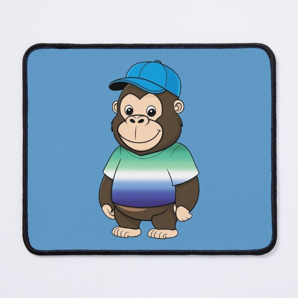 Item preview, Cool Pride Gorilla with Gay MLM Flag Tee  | MLM Pride Animal Design designed and sold by Travelslightly.