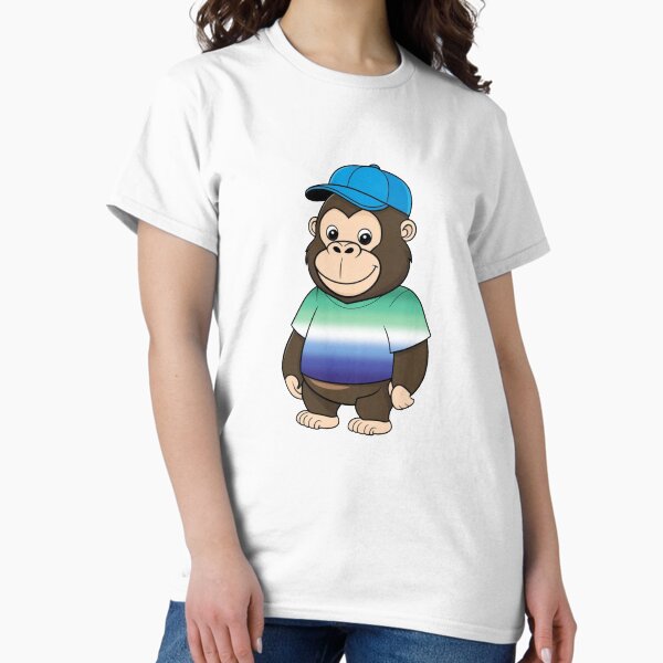Artikel-Vorschau von Cooles Pride Gorilla mit Gay MLM Flagge T-Shirt | MLM Pride Tier Design, designt und verkauft von Travelslightly.
