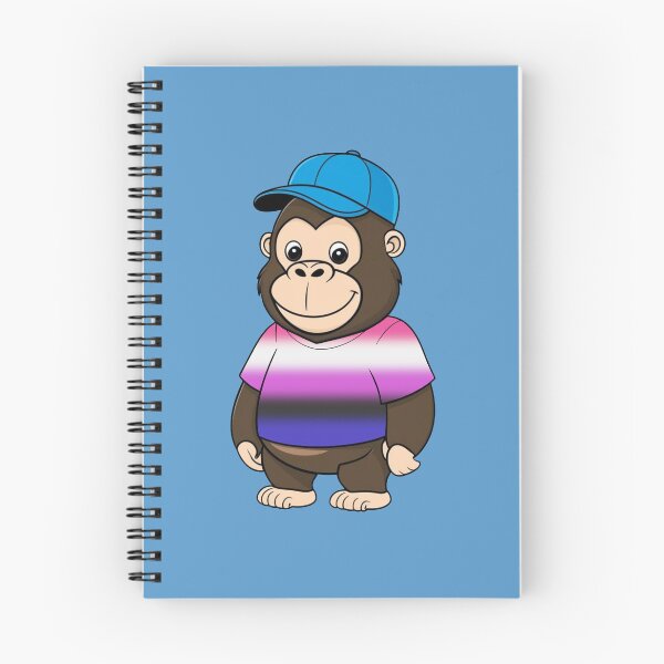 Item preview, Cool Pride Gorilla with Genderfluid Flag Tee  | Genderfluid Pride Animal Design designed and sold by Travelslightly.