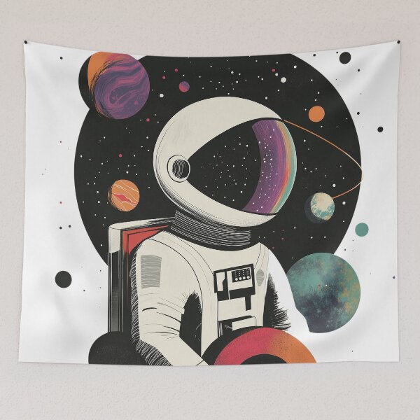 Item preview, astronaut designed and sold by Zen Lael.