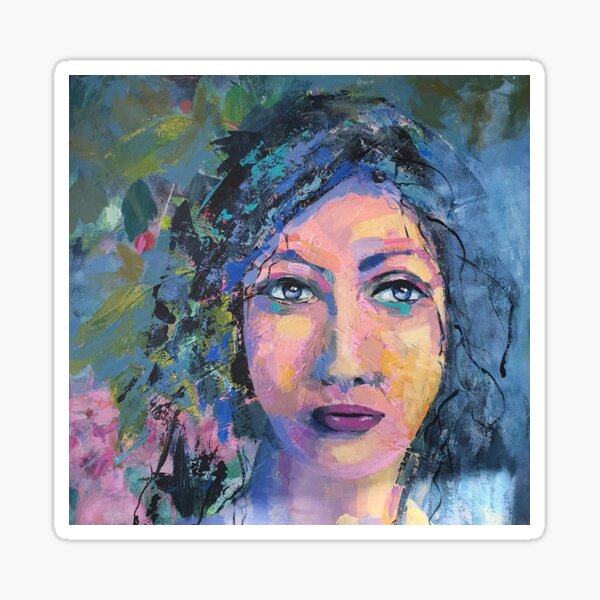 Item preview, face of girl designed and sold by Claire Slater.