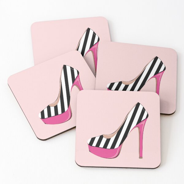 Artikelvorschau, Zebra-Pinke Stiletto-Absätze entworfen und verkauft von DesignsByMadiha.