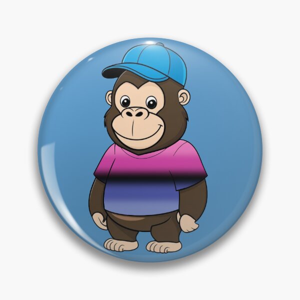 Item preview, Cool Pride Gorilla with Omnisexual Flag Tee  | Omni Pride Animal Design designed and sold by Travelslightly.