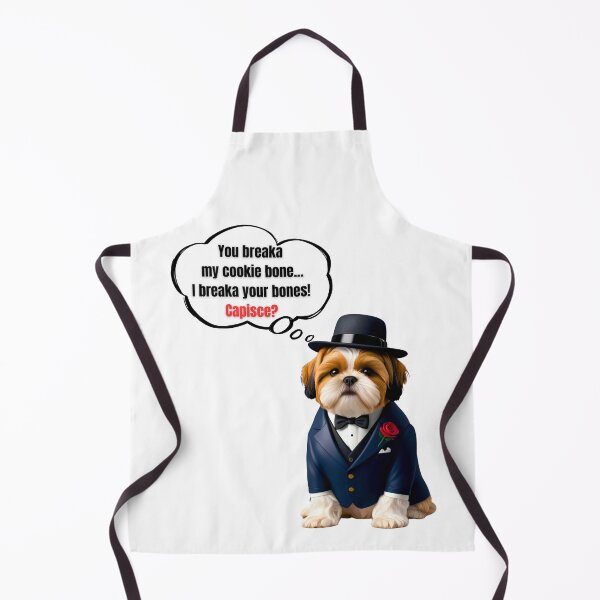 Item preview, Mafia Boss Shih Tzu – Adorable Tough Guy Cookie Defender Art designed and sold by Fredster1966.