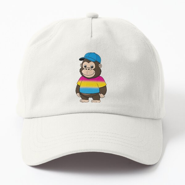 Aperçu de l'œuvre T-shirt « Pride Gorille » avec drapeau pansexuel | Motif animalier « Pride Pride » créée et vendue par Travelslightly.