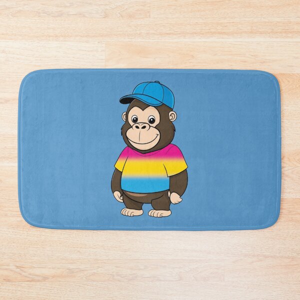 Item preview, Cool Pride Gorilla with Pansexual Flag Tee  | Pan Pride Animal Design designed and sold by Travelslightly.