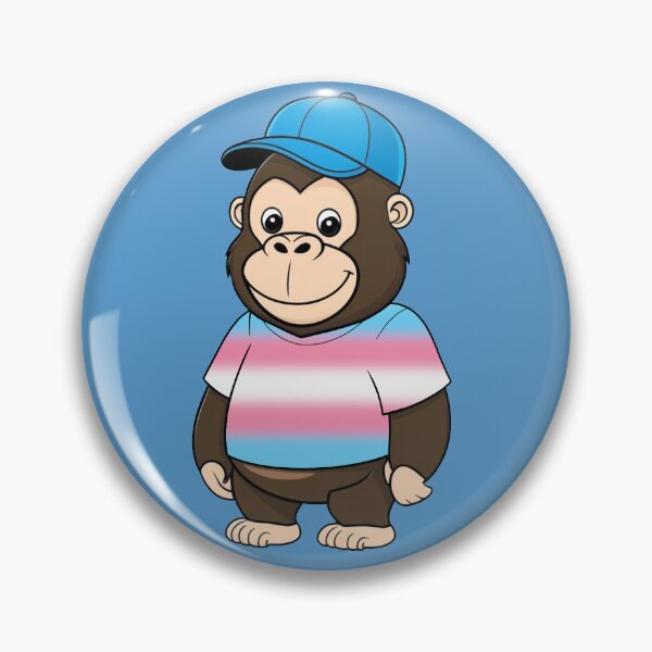 Item preview, Copy of Cool Pride Gorilla with Transgender Flag Tee  | Trans Pride Animal Design designed and sold by Travelslightly.