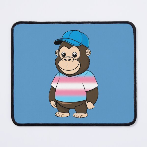 Item preview, Copy of Cool Pride Gorilla with Transgender Flag Tee  | Trans Pride Animal Design designed and sold by Travelslightly.