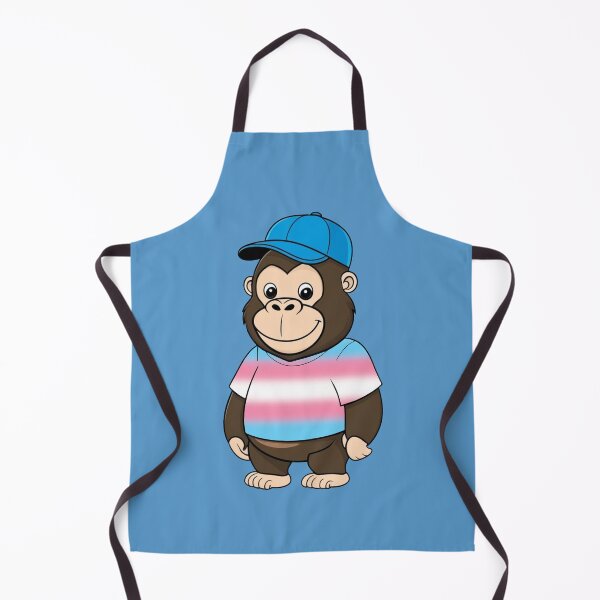 Item preview, Copy of Cool Pride Gorilla with Transgender Flag Tee | Trans Pride Animal Design designed and sold by Travelslightly.