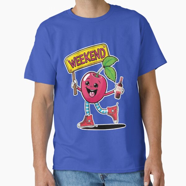 Item preview, Cherry Weekend Vibes - Funny Wine Lover Design designed and sold by Printiza_Land.