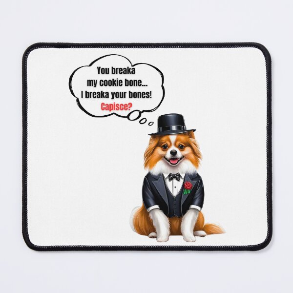 Item preview, Mafia Boss Corgi – Funny Cookie Bone Protector Dog Design designed and sold by Fredster1966.