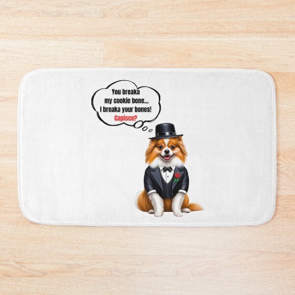 Item preview, Mafia Boss Corgi – Funny Cookie Bone Protector Dog Design designed and sold by Fredster1966.