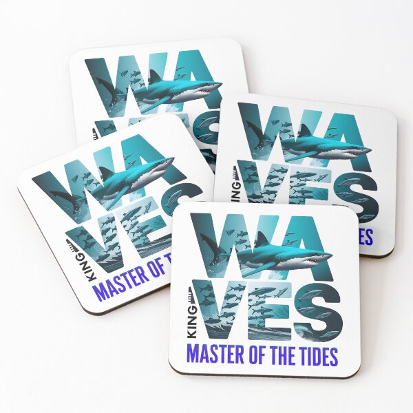 Item preview, Waves King – Shark Master of the Tides designed and sold by Taans-Creation.