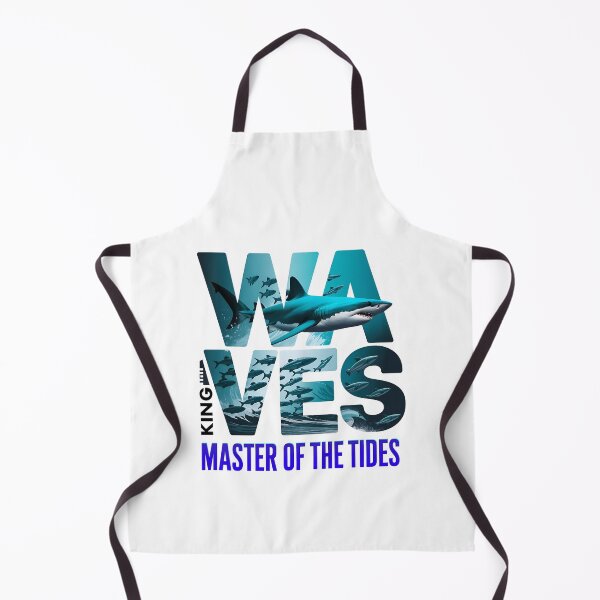 Item preview, Waves King – Shark Master of the Tides designed and sold by Taans-Creation.