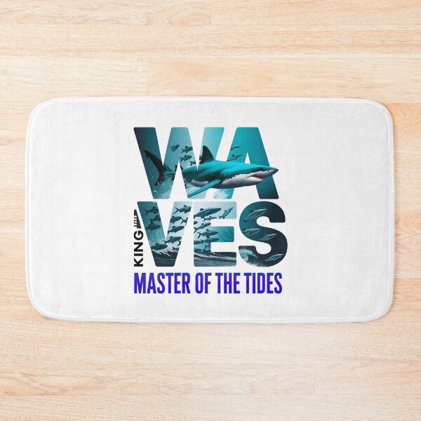 Item preview, Waves King – Shark Master of the Tides designed and sold by Taans-Creation.