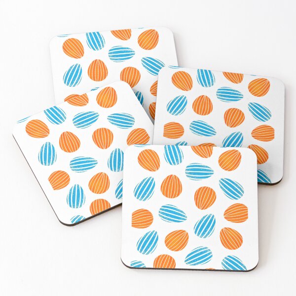 Item preview, King's Easter Hunt | Easter Hunt | Easter Eggs | Easter | Easter Designs | Assorted Colors | Stripes | Orange | Blue designed and sold by Kingcls.