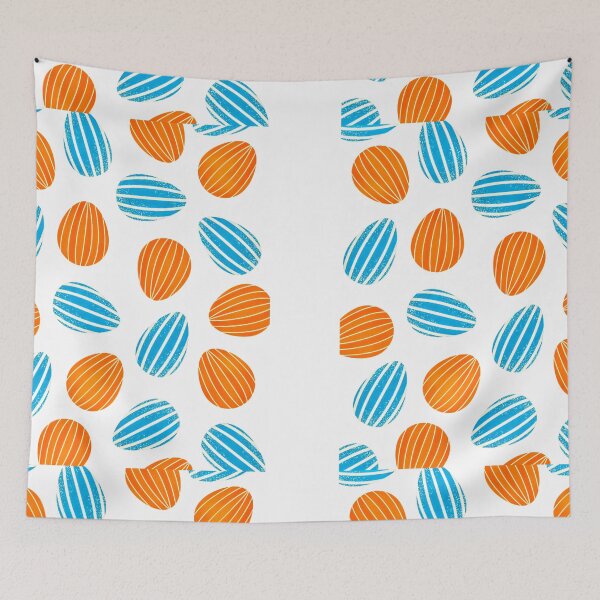 Item preview, King's Easter Hunt | Easter Hunt | Easter Eggs | Easter | Easter Designs | Assorted Colors | Stripes | Orange | Blue designed and sold by Kingcls.