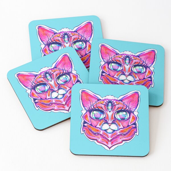 Item preview, pink kitty club designed and sold by crestfallenmermaid.