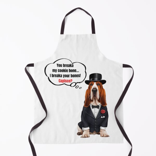 Item preview, Mafia Boss Basset Hound Funny Dog Treat Warning Design designed and sold by Fredster1966.