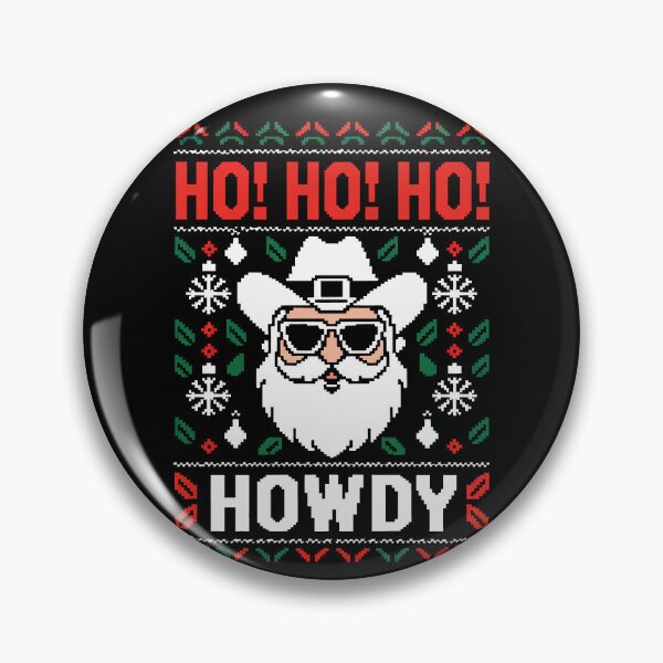 Item preview, Ho Ho Ho Howdy Cowboy Santa Merry Christmas Xmas Men Women designed and sold by rafaeltto.