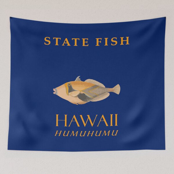 Item preview, Hawaii Territory Fish The Reef Triggerfish designed and sold by taiche.
