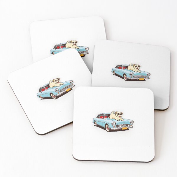 Item preview, Road-Trip Pup: Cruising in Classic Style! designed and sold by LaughingPuppy.