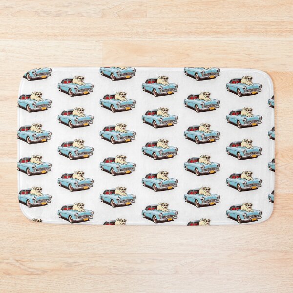 Item preview, Road-Trip Pup: Cruising in Classic Style! designed and sold by LaughingPuppy.