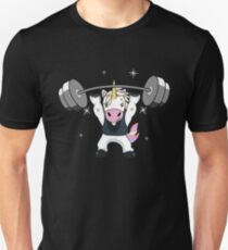 Weightlifting Unicorn Unisex T-Shirt