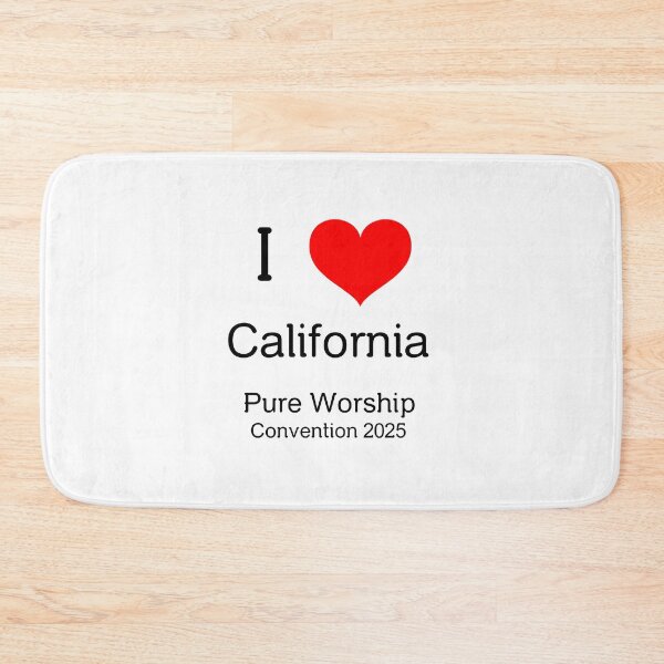 Item preview, I Love California, Pure Worship Convention 2025 designed and sold by Kolcha.