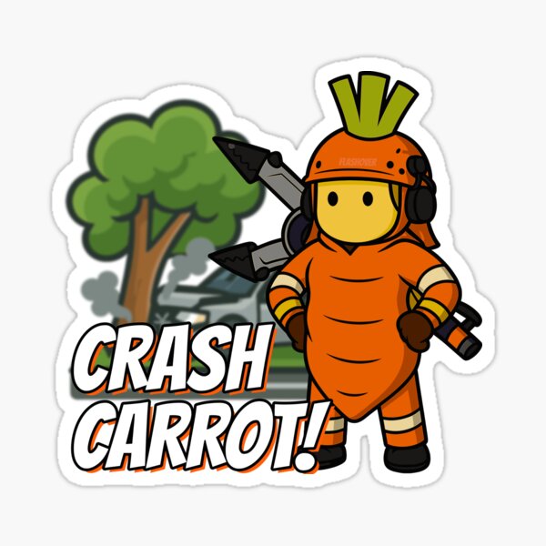 Item preview, Crash Carrot! designed and sold by Flashover.
