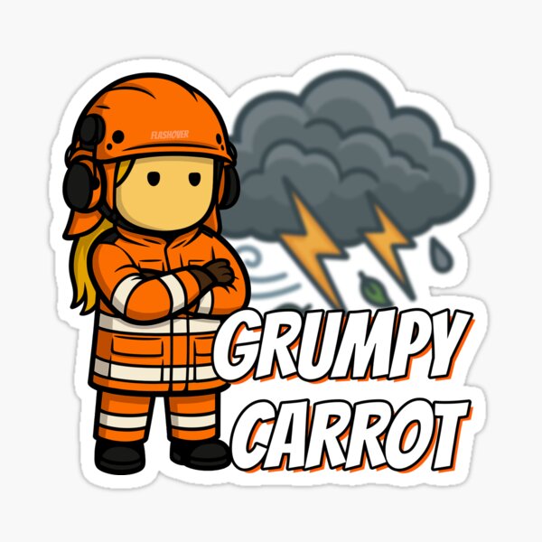 Item preview, Grumpy Carrot - Female designed and sold by Flashover.