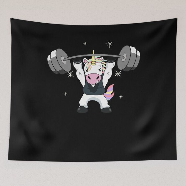 Item preview, Weightlifting Unicorn designed and sold by Kieran Abbott.