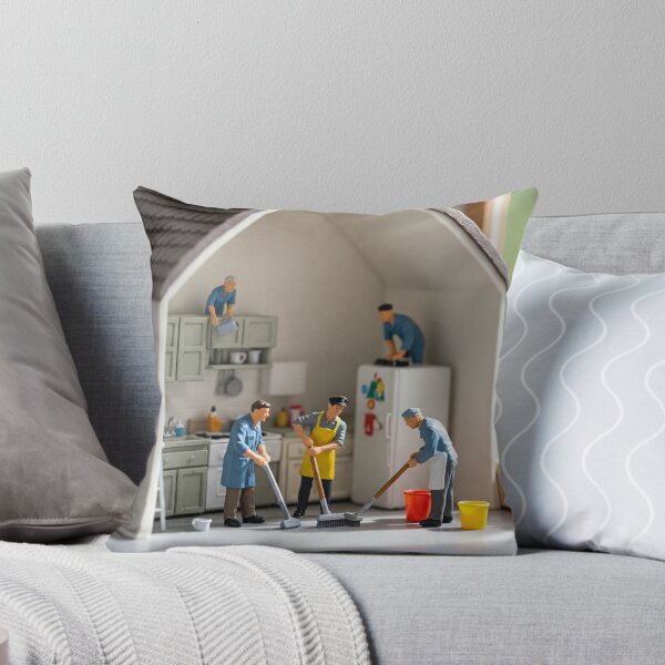 Item preview, Tiny workers cleaning house designed and sold by EpicEscapes.