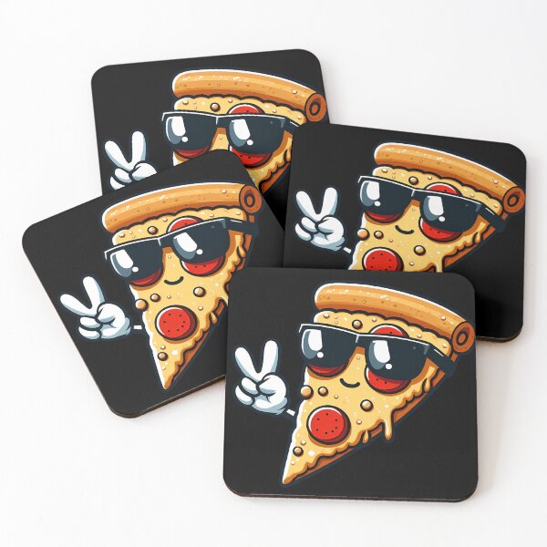 Item preview, Chill Pizza Slice designed and sold by Funny Vintage Stickers And T-Shirts.