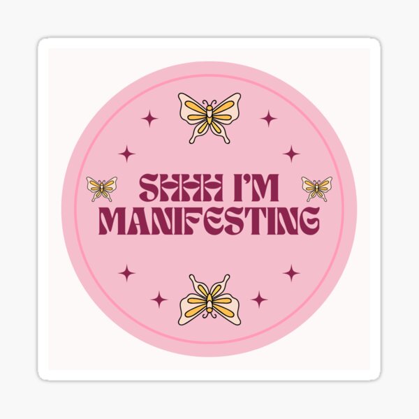 Artikel-Vorschau von pssst, ich manifestiere, designt und verkauft von your local cool aunt.
