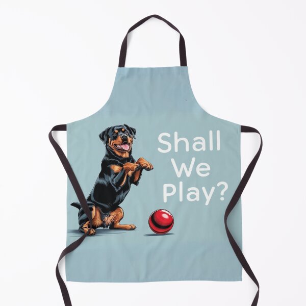 Item preview, Playful Rottweiler – Shall We Play? Emotional Illustration designed and sold by All Creative Designer.