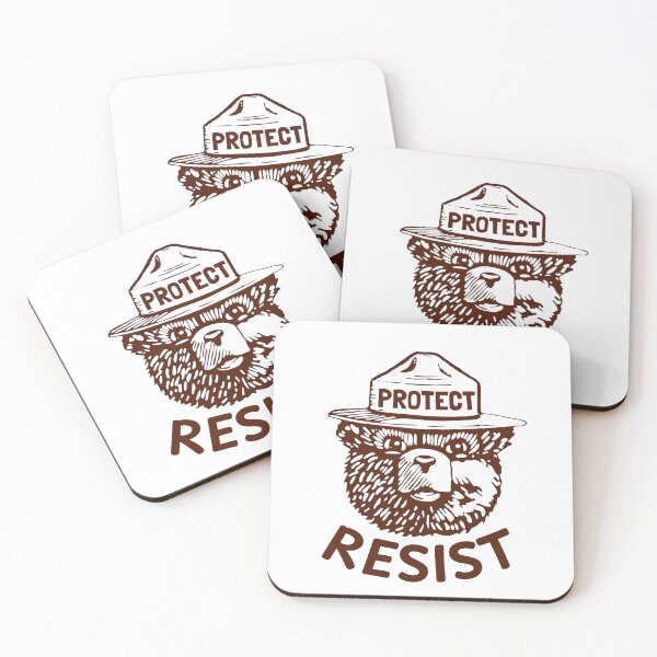 Item preview, Protect our national parks smokey the bear resist alt us park service support    designed and sold by SkeletonsDanger.