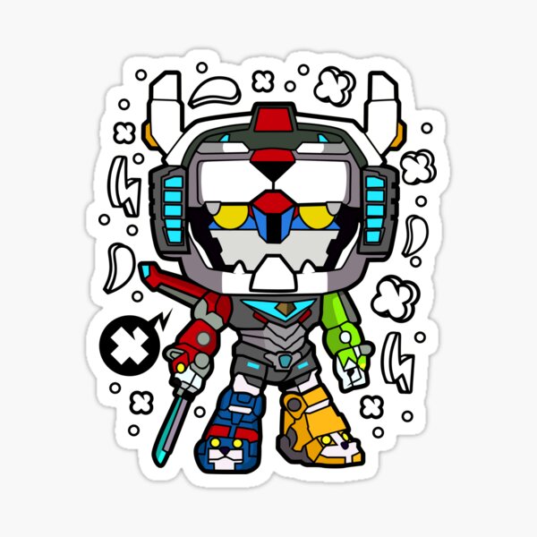 Item preview, Voltron Legendary Defender Chibi Art Style designed and sold by mafiatees-intl.