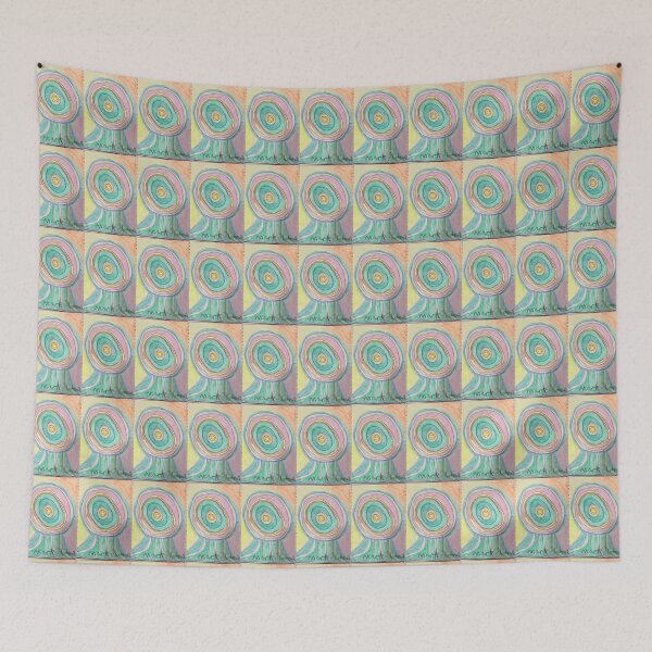 Item preview, Eleven Brightly Coloured Circles  With A Beautiful Coloured Background  designed and sold by PodmenikArt.