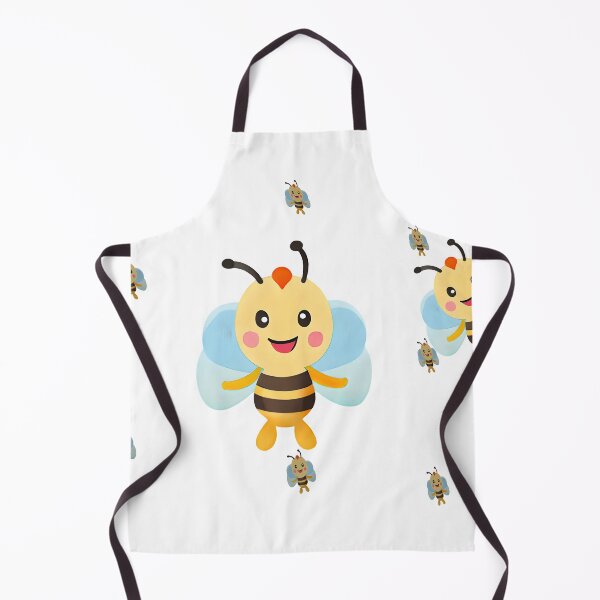 Item preview, Cute Smiling Bee – Whimsical Cartoon Design for Bee Lovers" designed and sold by Mahakamel.