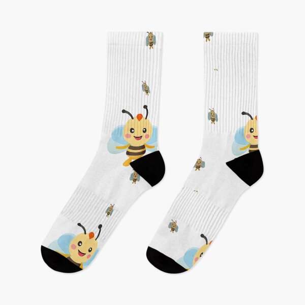 Item preview, Cute Smiling Bee – Whimsical Cartoon Design for Bee Lovers" designed and sold by Mahakamel.