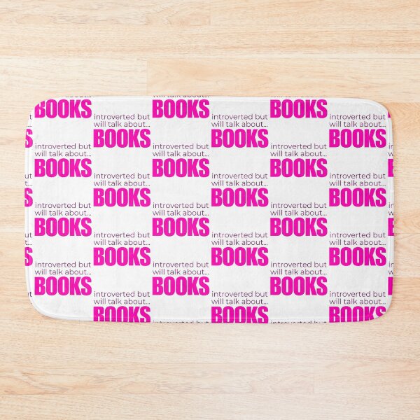 Item preview, Introverted But Will Talk About Books designed and sold by HyperfixationStation.
