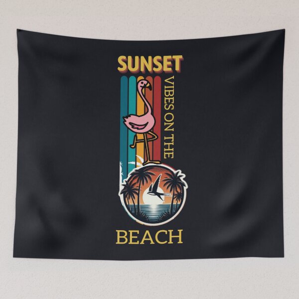 Item preview, Sunset vibes on the beach designed and sold by FoxinhoSoumaila.