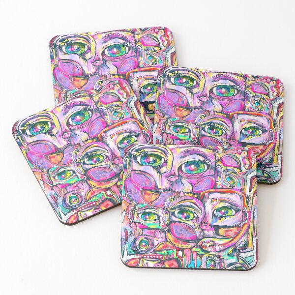 Item preview, cubist kaleidoscope  designed and sold by crestfallenmermaid.